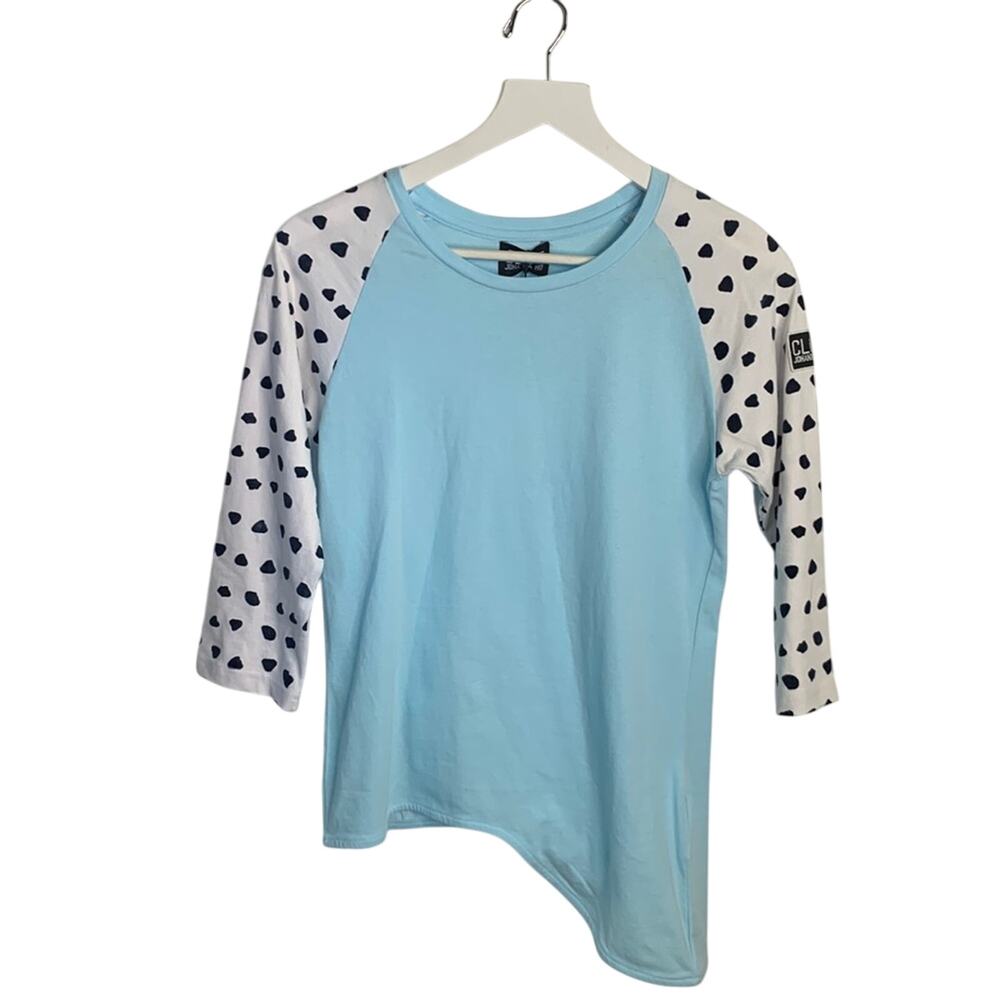 CLOT Johanna Ho X Peanuts 3/4 Sleeve Raglan Tee T-Shirt New with Tag W-532 Sz S